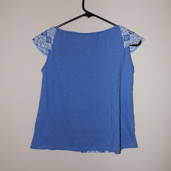 Loft Flutter Sleeve Top Size XXSP - Picture 5 of 5